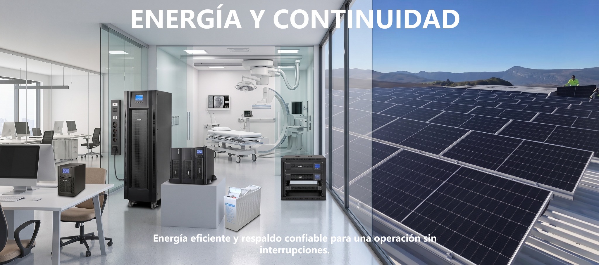 Energía y continuidad: energía eficiente y respaldo confiable para una operación sin interrupciones